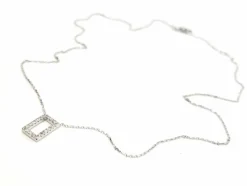 Collier Or blanc Diamant