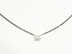 Collier Or blanc Diamant