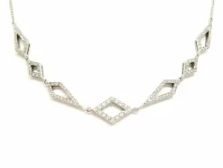Collier Or blanc Diamant