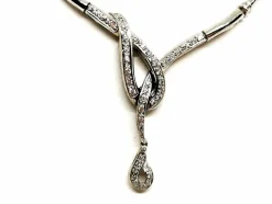 Collier Or blanc Diamant