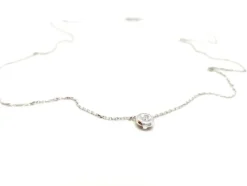 Collier Or blanc Diamant
