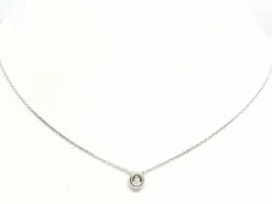 Collier Or blanc Diamant