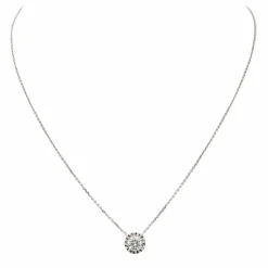 Collier Or blanc Diamant