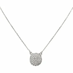 Collier Or blanc Diamant