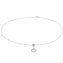 Collier Or blanc Diamant