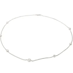 Collier Or blanc Diamant