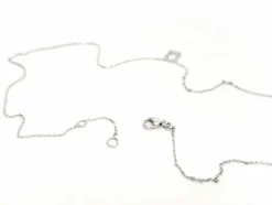 Collier Or blanc Diamant