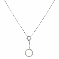 Collier Or blanc Diamant