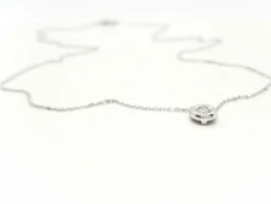 Collier Or blanc Diamant