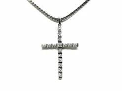 Collier Or blanc Diamant