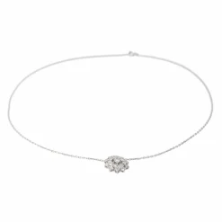 Collier Or blanc Diamant