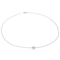 Collier Or blanc Diamant