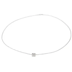 Collier Or blanc Diamant