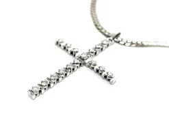 Collier Or blanc Diamant