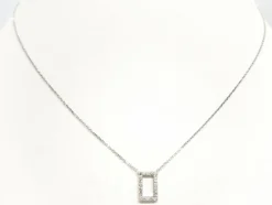 Collier Or blanc Diamant
