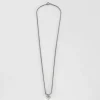 Collier or blanc diamant taille coeur