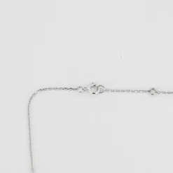 COLLIER OR BLANC DIAMANT 0,15ct