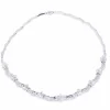Collier Or Blanc Diamants