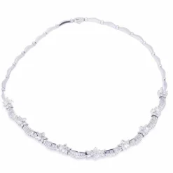 Collier Or Blanc Diamants