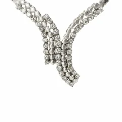 Collier Or blanc Diamants