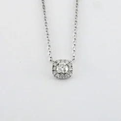 Collier Or blanc Diamants