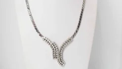 Collier Or blanc Diamants