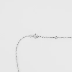 COLLIER or blanc diamants