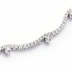 Collier Or Blanc Diamants