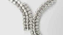 Collier Or blanc Diamants