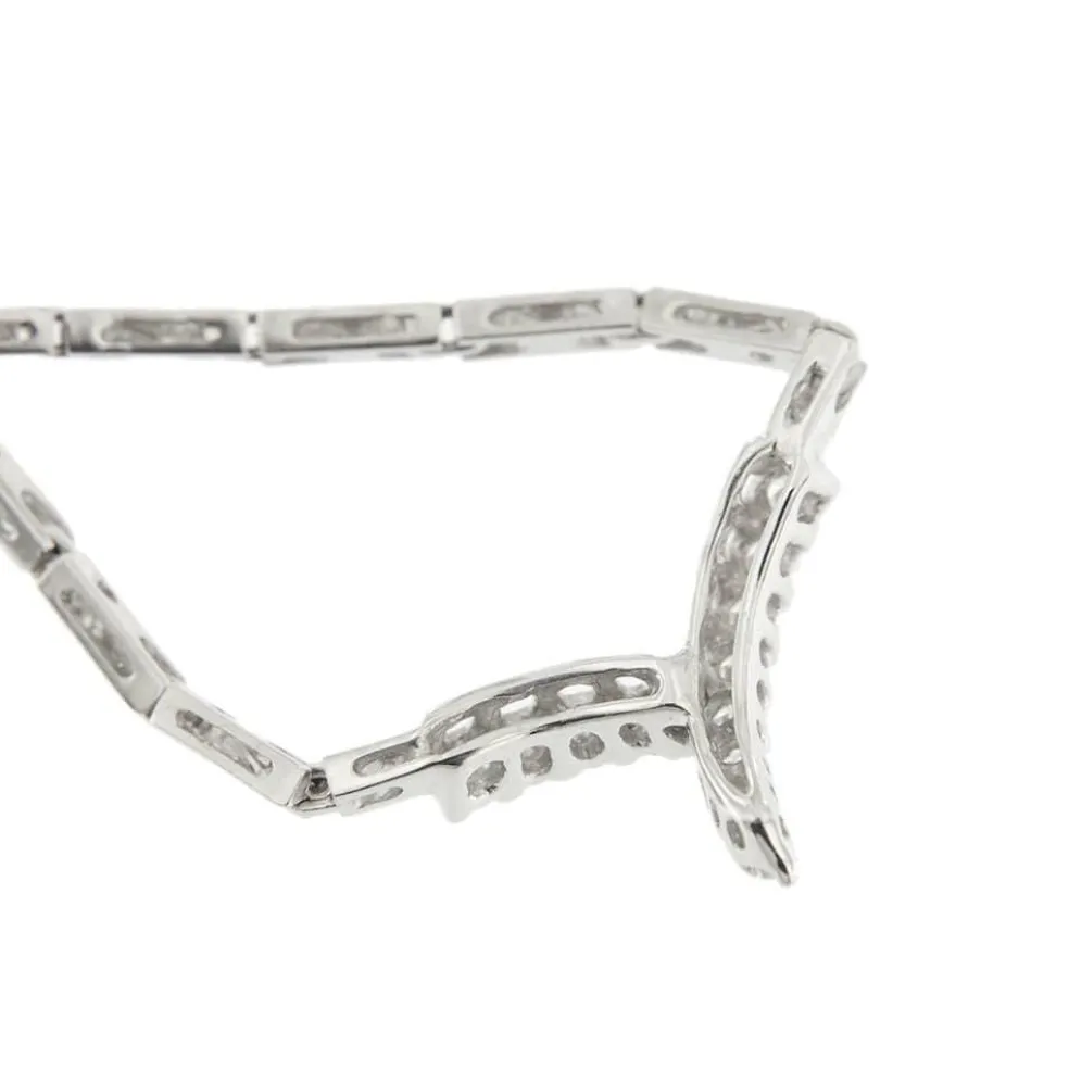 Collier Or blanc Diamants