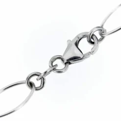 Collier or blanc diamants