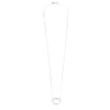Collier or blanc et diamants