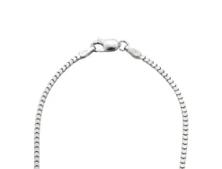 Collier or blanc et diamants