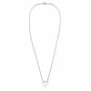 Collier or blanc perle de culture et diamants