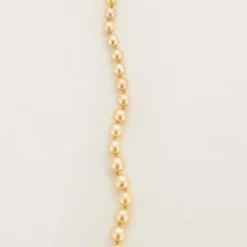 Collier or blanc perle de culture