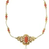 Collier Or et Corail