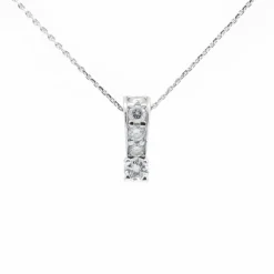 Collier or et diamants