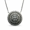 Collier or et diamants 0,30 ct