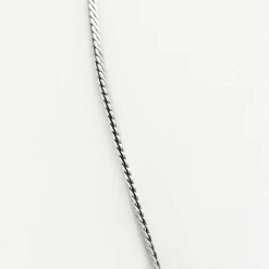 Collier or gris, émeraude Colombienne et diamants