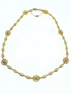 Collier or jaune