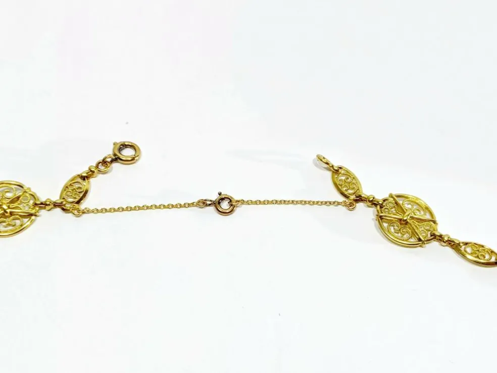 Collier or jaune