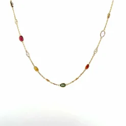 Collier Or Jaune & Maille Filigrane