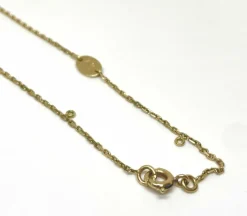 Collier or jaune Alain Duclos