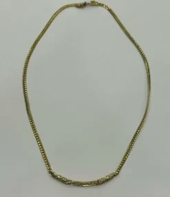 Collier or jaune Cobra diamanté