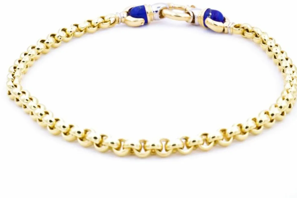 Collier Or jaune Cornaline