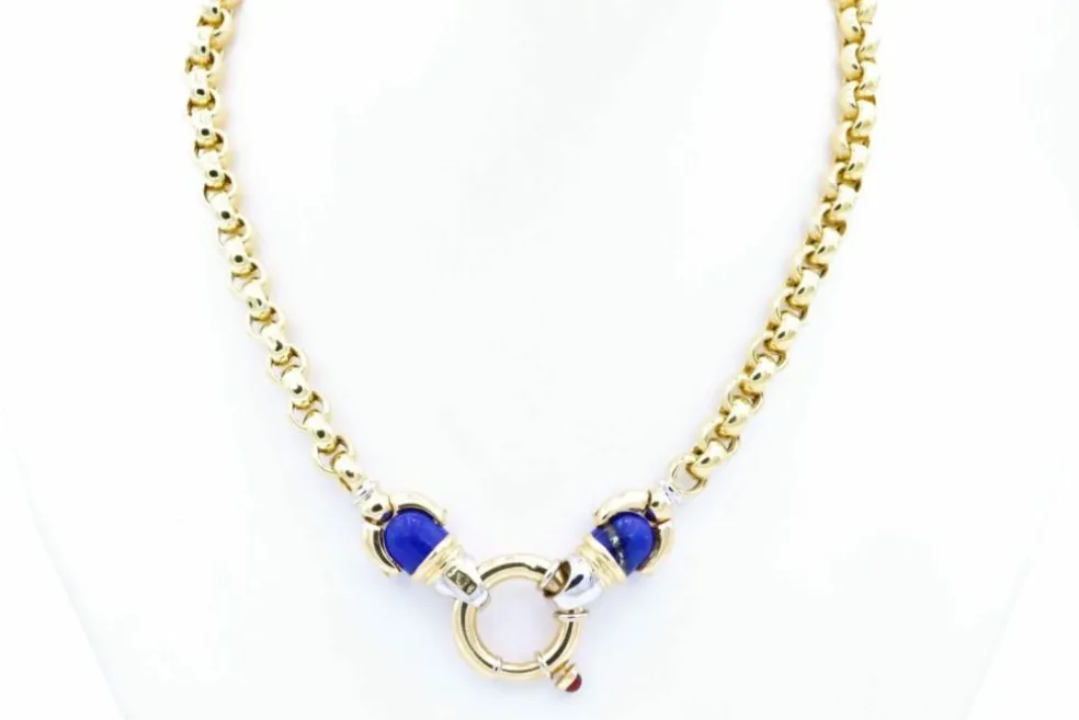 Collier Or jaune Cornaline