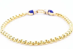 Collier Or jaune Cornaline