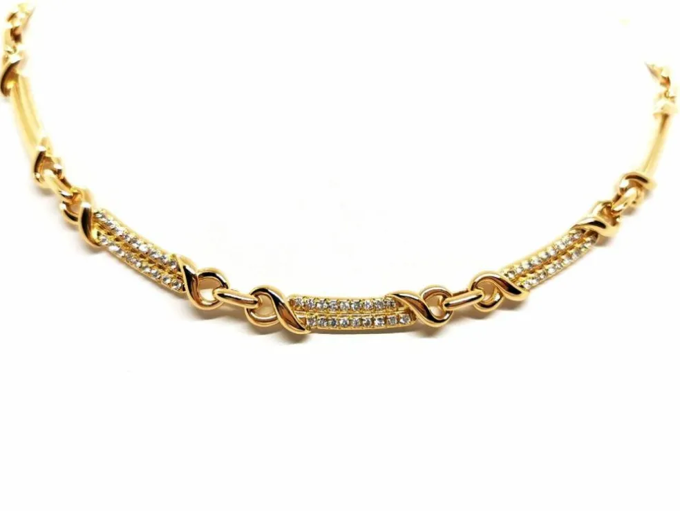 Collier Or jaune Diamant
