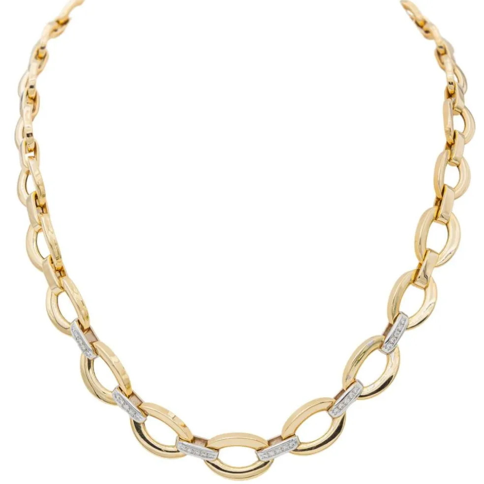 Collier Or jaune Diamant
