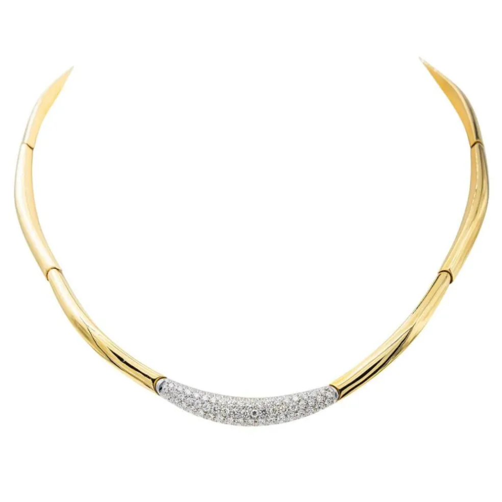 Collier Or jaune Diamant